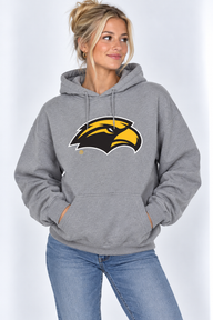 Southern Miss Unisex Hoodie |"Eagle Head" Grey Hoodie