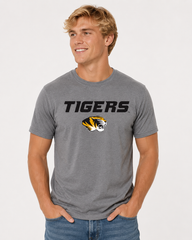 Missouri Unisex Tee | "Tigers Block w/ Tiger Head" Tee