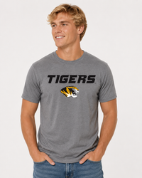 Missouri Unisex Tee | "Tigers Block w/ Tiger Head" Tee