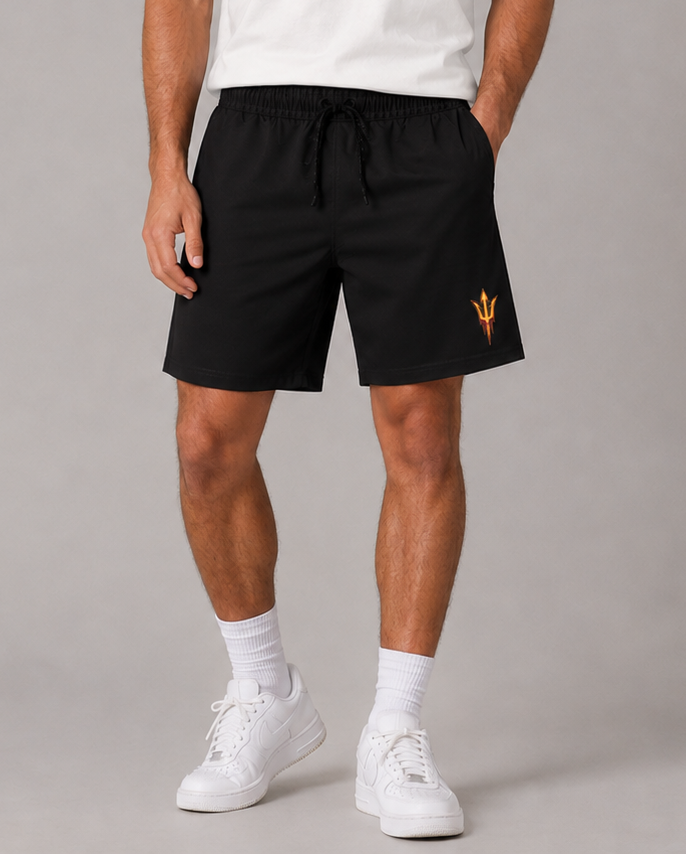 Arizona State Men's | "Fork" Black Shorts