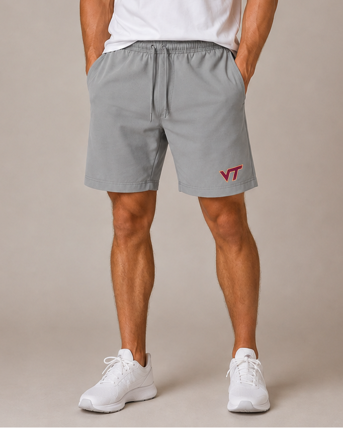 Virginia Tech Men's | "VT" Grey Shorts
