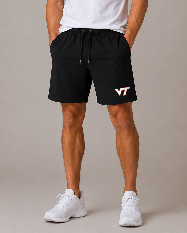 Virginia Tech Men's | "VT" Black Shorts