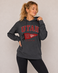 Utah Womens Hoodie | "Pennant" Hoodie