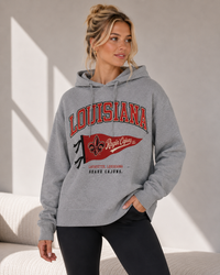 Louisiana Womens Hoodie | "Pennant" Hoodie