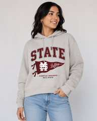 Mississippi State Womens Hoodie | "Pennant" Hoodie