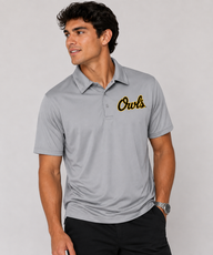 Kennesaw State Men's | "Owls Script" Grey Polo