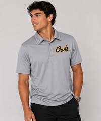 Kennesaw State Men's | "Owls Script" Grey Polo