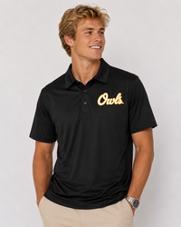 Kennesaw State Men's | "Owls Script" Black Polo
