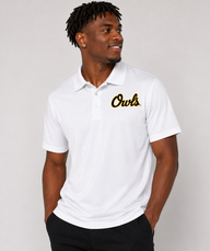 Kennesaw State Men's | "Owls Script" White Polo