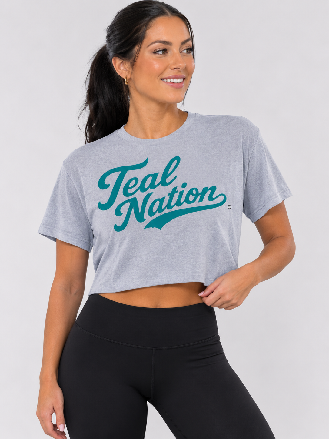 Coastal Carolina Womens | "Teal Nation" Crop Top