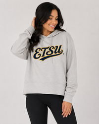 ETSU Women's | "ETSU Script" Natural Hoodie