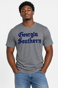 Georgia Southern The Varsity Vault Unisex Tee | "Georgia Southern Old Font" Grey Tee