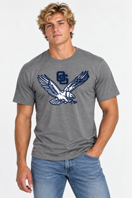 Georgia Southern The Varsity Vault Unisex Tee | "GS Stack Flying Eagle" Grey Tee
