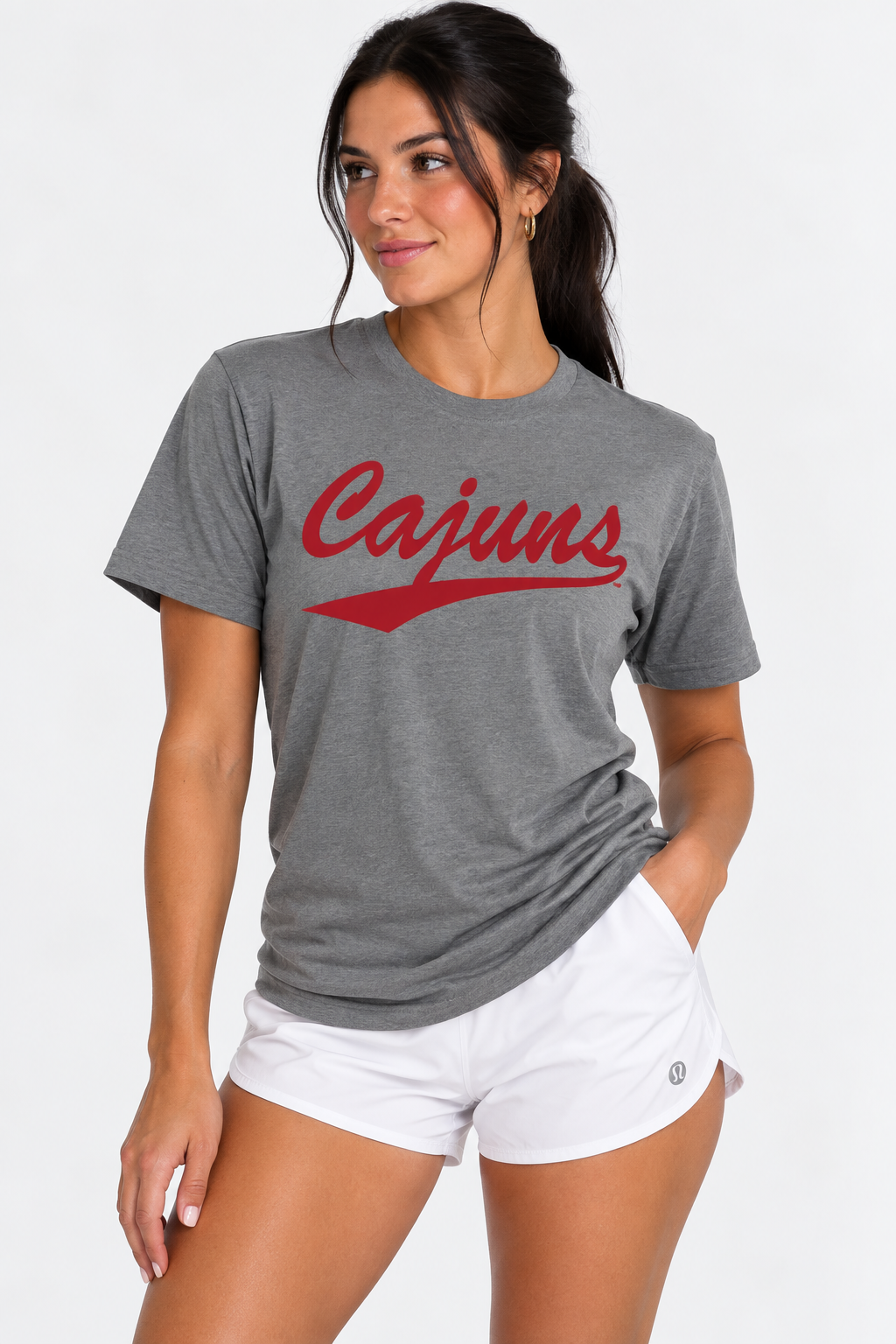 Louisiana Lafayette The Varsity Vault Unisex Tee | "Cajuns" Grey Tee