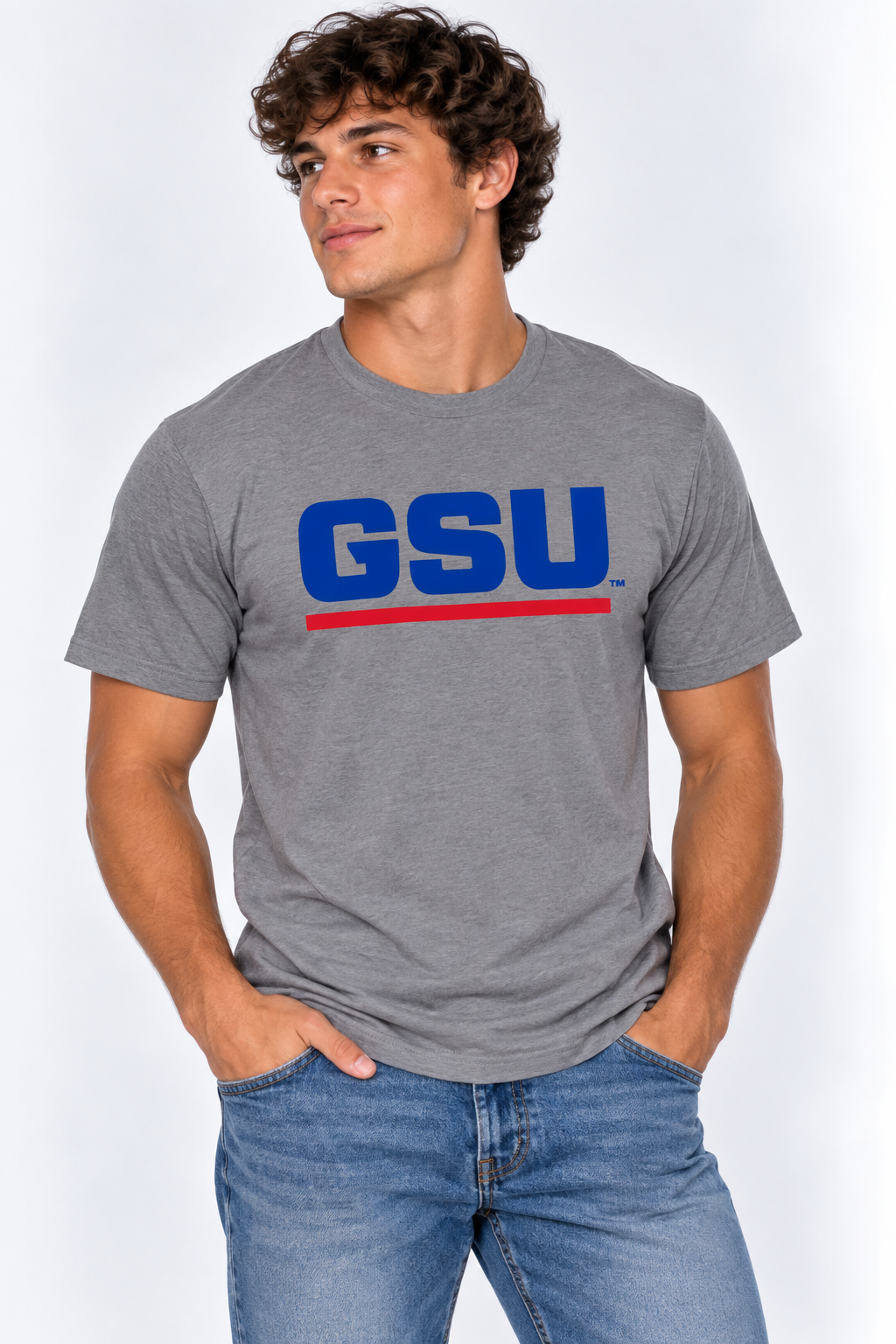 Georgia State Unisex Tee | "GSU" Grey Tee