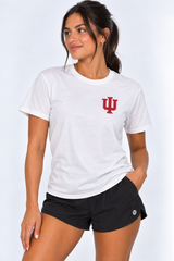 Indiana Unisex Tee | "Saturday In Bloomington" White Tee