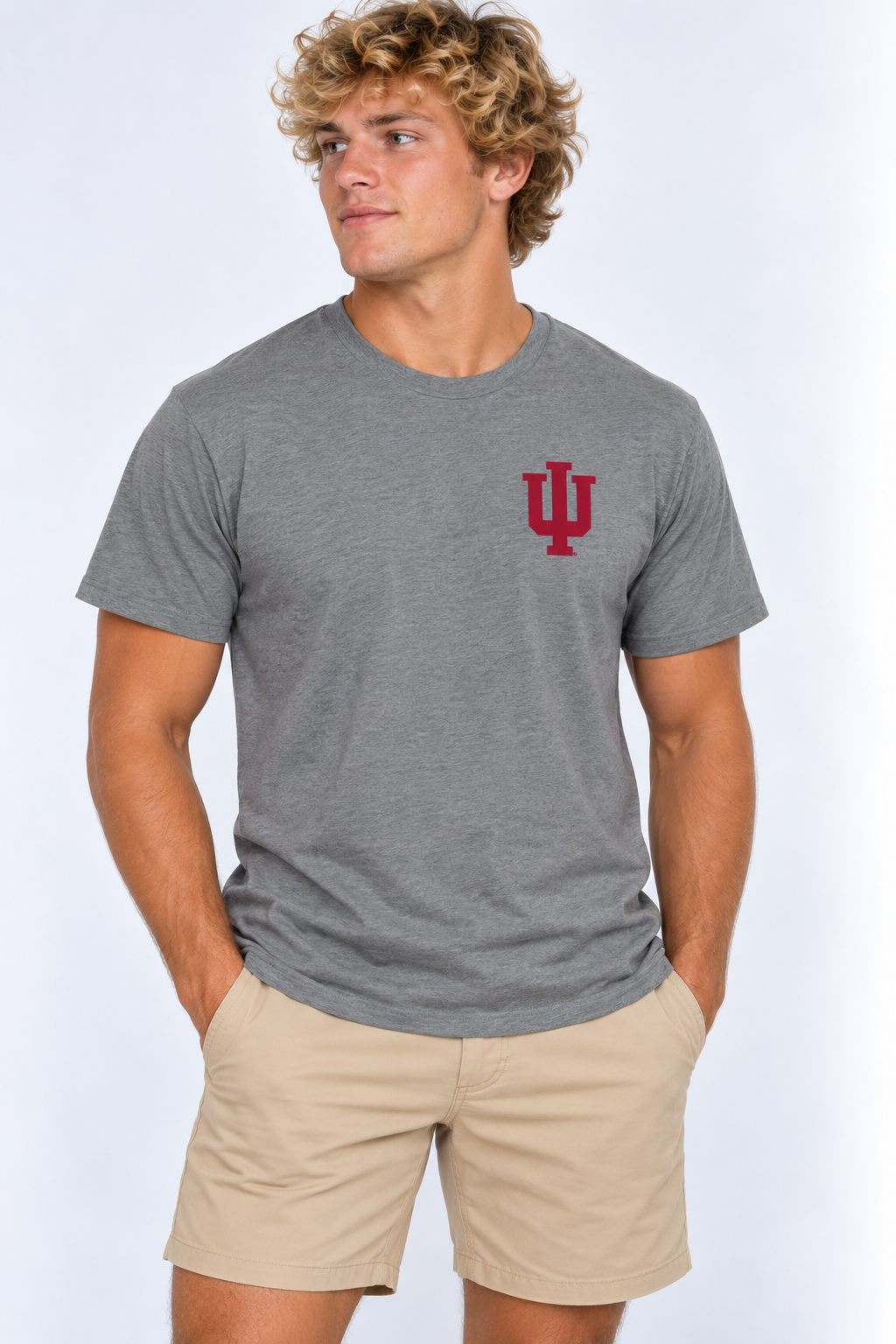 Indiana Unisex Tee | "Saturday In Bloomington" Grey Tee