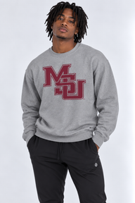 Mississippi State Unisex Crewneck | "MSU Diagonal" Grey Crewneck