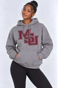 Mississippi State Unisex Hoodie | "MSU Diagonal" Grey Hoodie