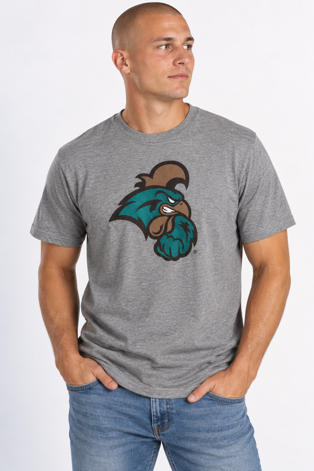 Coastal Carolina Chanticleers Unisex | "Chanticleer Head" Tee