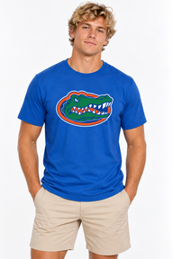 Florida Gators Unisex | "Gator Head" Blue Cotton Tee