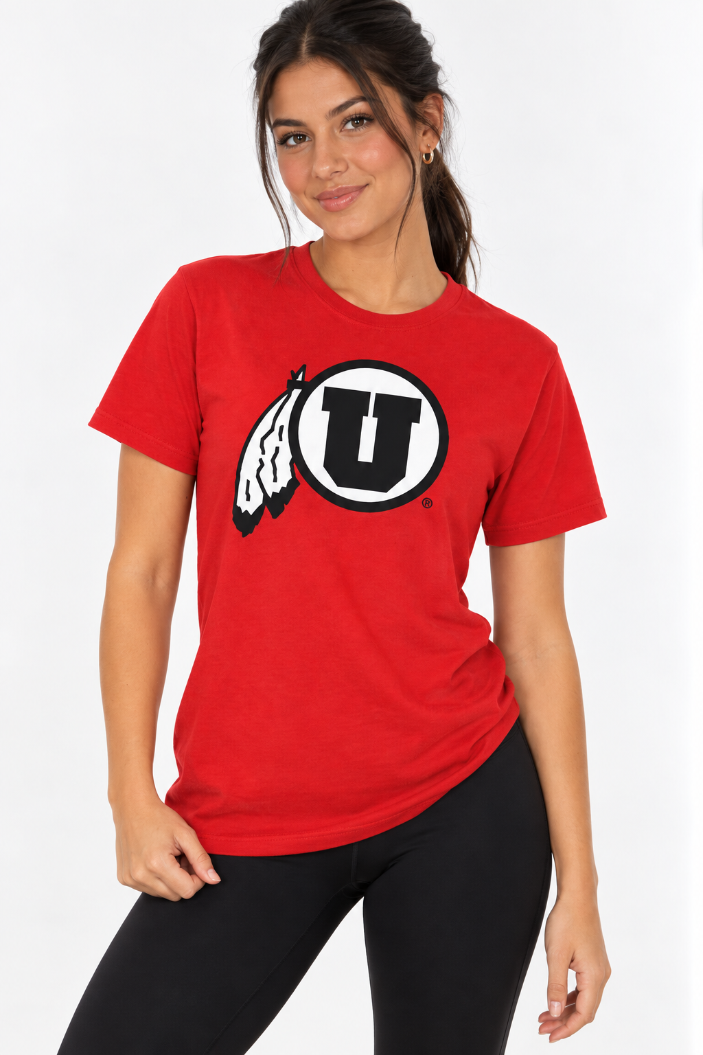 Utah Utes Women's | Red "Ute U" Tee