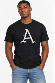 Arkansas Razorbacks Unisex | "Script A Black" Tee