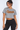 Campbell Womens | "Camels" Grey Crop Top