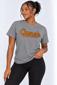 Campbell Unisex | "Camels" Grey T-shirt