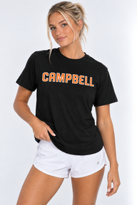 Campbell Unisex | "Campbell Block" Black T-shirt