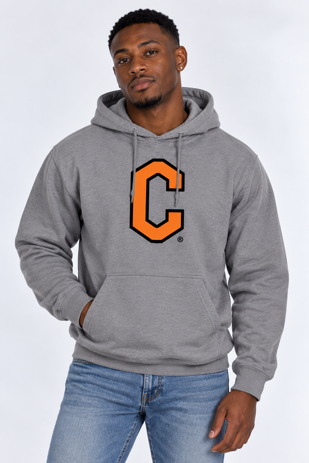 Campbell Unisex Hoodie | "C" Grey Hoodie