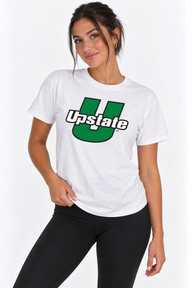 South Carolina Upstate Unisex | "U Upstate" White T-shirt