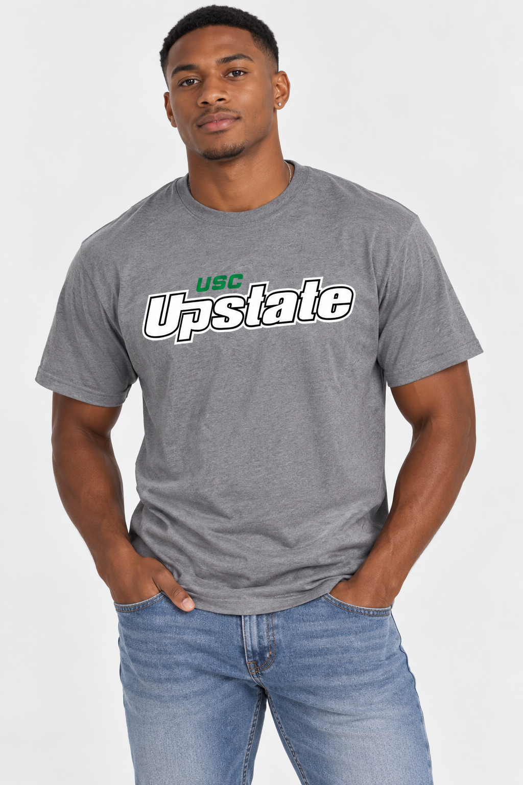 South Carolina Upstate Unisex | "USC Upstate" Grey T-shirt