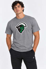 South Carolina Upstate Unisex | "Spartan Head" Grey T-shirt
