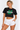 South Carolina Upstate Womens | "U Upstate" Black Crop Top