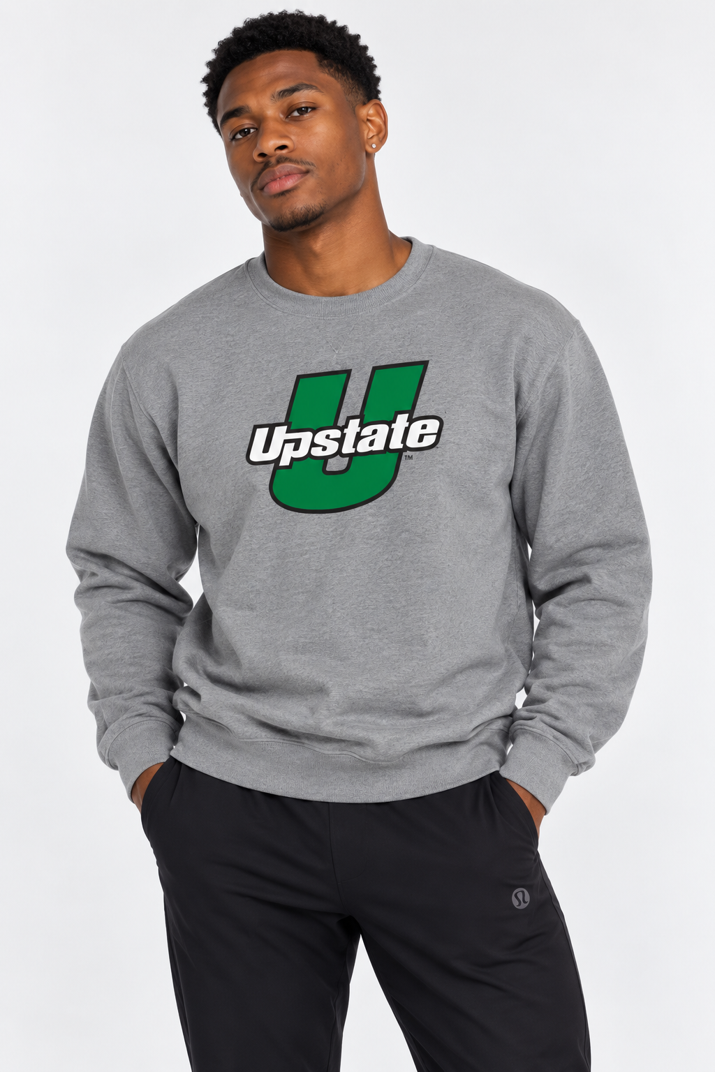South Carolina Upstate Unisex Crewneck | "U Upstate" Grey Crewneck