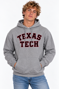 Texas Tech Unisex Hoodie | "Texas Tech Arch" Grey Hoodie
