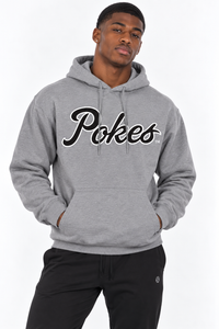 Oklahoma State Unisex Hoodie | "Pokes Script" Grey Hoodie