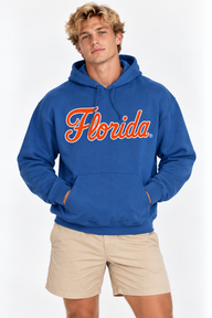 Florida Unisex Hoodie | "Florida Script" Royal Hoodie