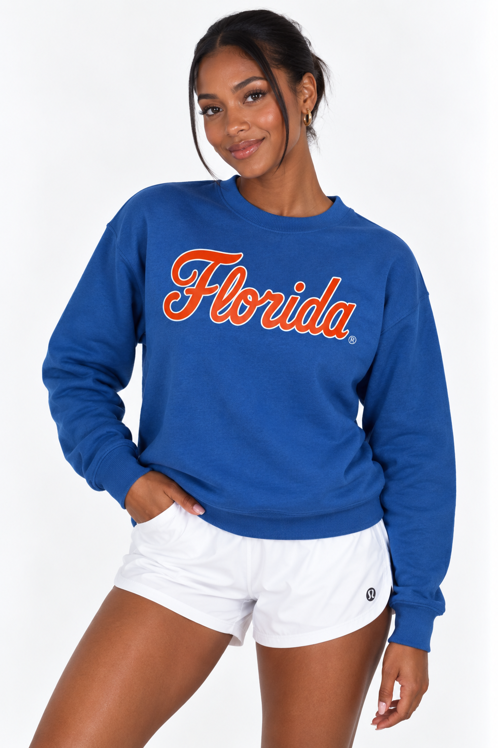 Florida Unisex Crewneck | "Florida Script" Royal Crewneck