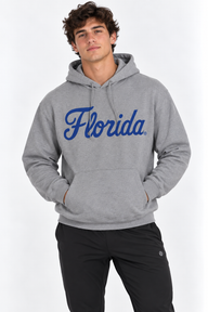 Florida Unisex Hoodie | "Florida Script" Grey Hoodie