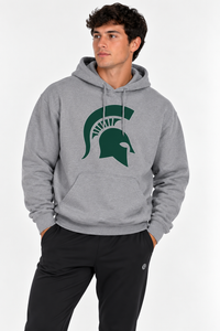 Michigan State Unisex Hoodie | "Spartan Head" Grey Hoodie