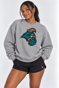 Coastal Carolina Unisex Crewneck | "Chants Head" Grey Crewneck