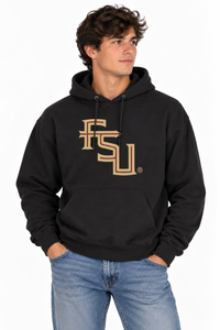 Florida State Unisex Hoodie | "FSU Diagonal" Black Hoodie
