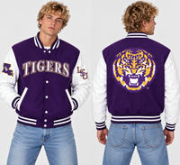LSU Tigers Men's | "Varsity Mike" Letterman Jacket