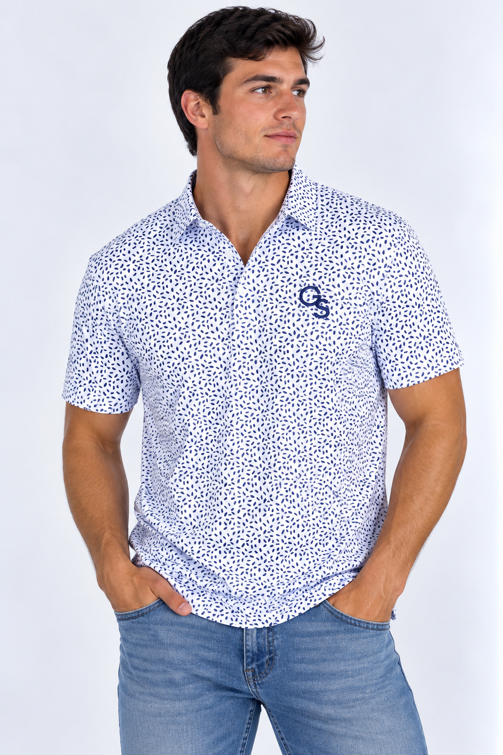 Georgia Southern Men's | "GS Splatter" Polo
