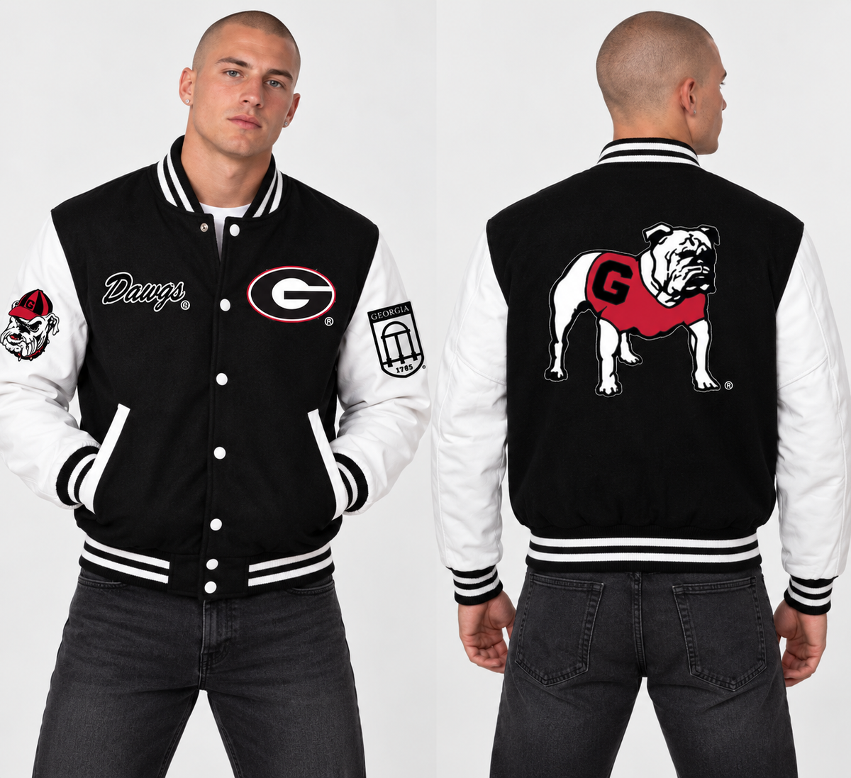 UGA Bulldogs Men’s | “Iron Varsity” Letterman Jacket