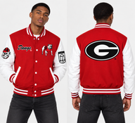 UGA Bulldogs Men’s | “Redline Varsity” Letterman Jacket