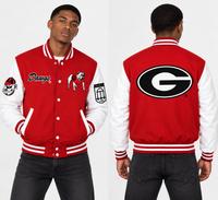 UGA Bulldogs Men’s | “Redline Varsity” Letterman Jacket