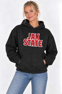 Jacksonville State Unisex Hoodie |"Jax State Stack" Black Hoodie